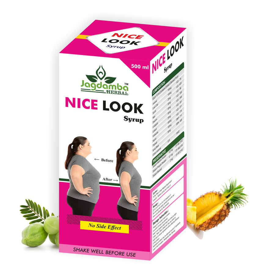 Nice Look Syrup herbal weight management syrup by Jagdamba Herbal