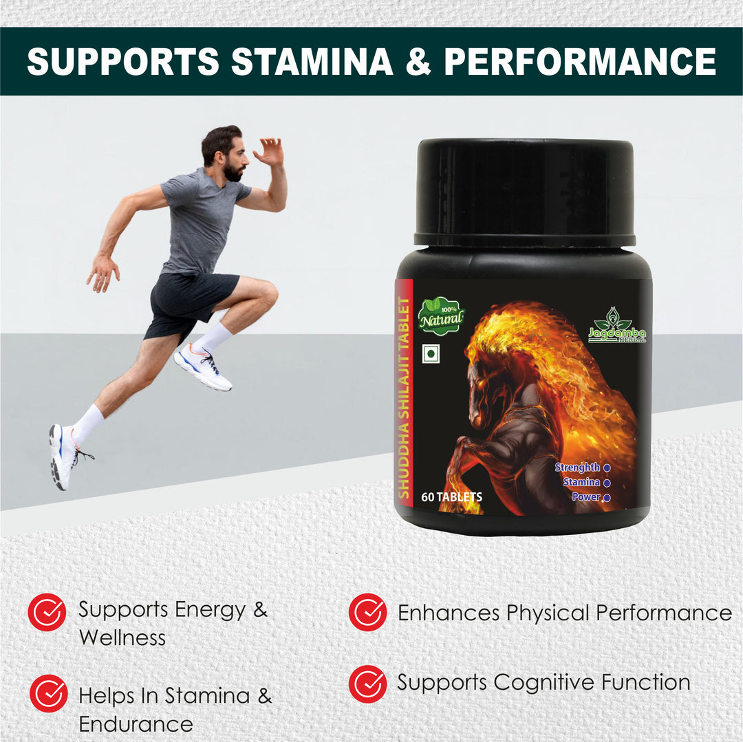 Natural Shilajit Tablet for Energy and Wellness Support