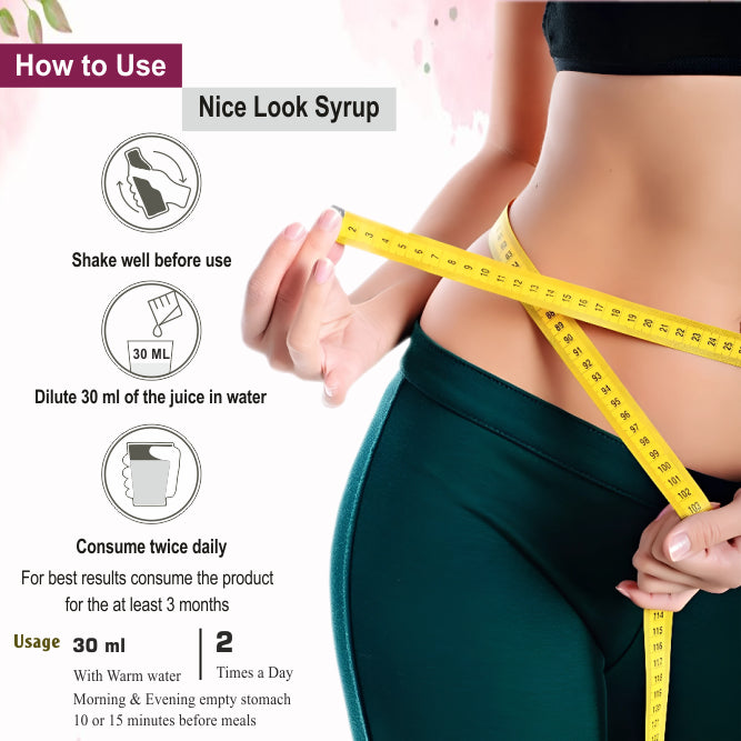 How to Use Nice Look Syrup | Daily Ayurvedic Herbal Syrup for Healthy Weight Management, Digestion and Metabolism Support