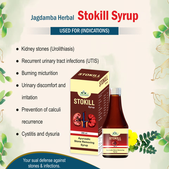 STOKILL SYRUP: Effective Solution for Dissolving Kidney Stones and Managing Uric Acid Levels