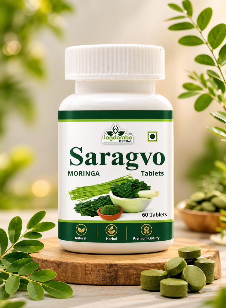 Jagdamba Herbal Moringa Tablets | Ayurvedic Herbal Moringa Supplement for Immunity Support, Energy, Nutrition, Antioxidant Protection and Overall Wellness