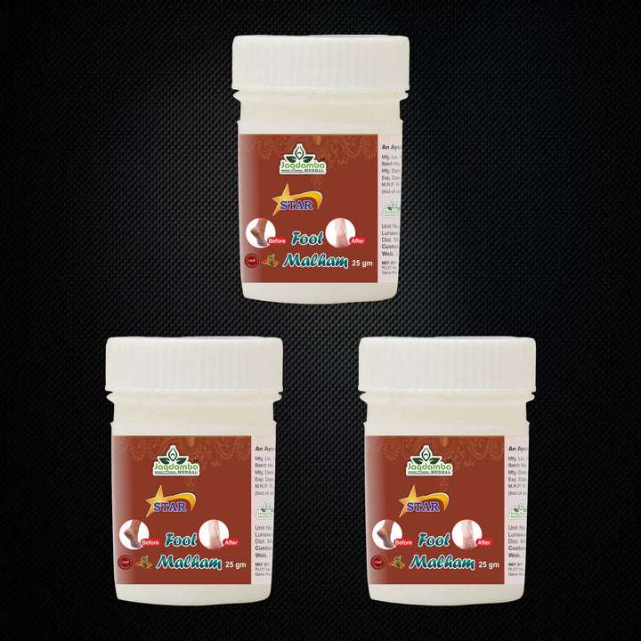 Star Foot Malham herbal foot care ointment 50g by Jagdamba Herbal