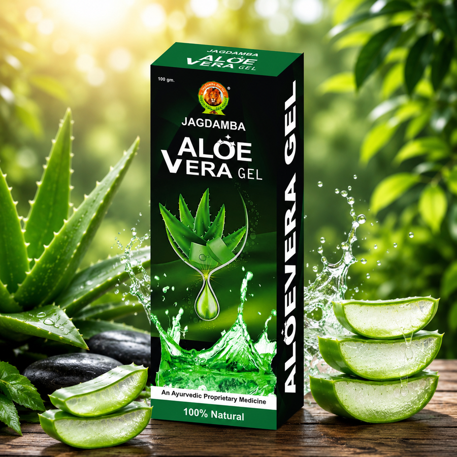 Aloe Vera Gel for skin hydration, moisturizing, soothing sunburn, acne care, glowing skin and healthy hair.