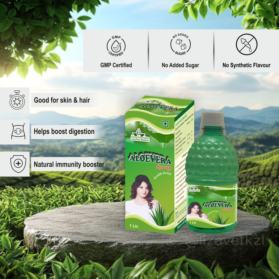 Aloe Vera Syrup  | Wellness for Skin, Hair & Digestion