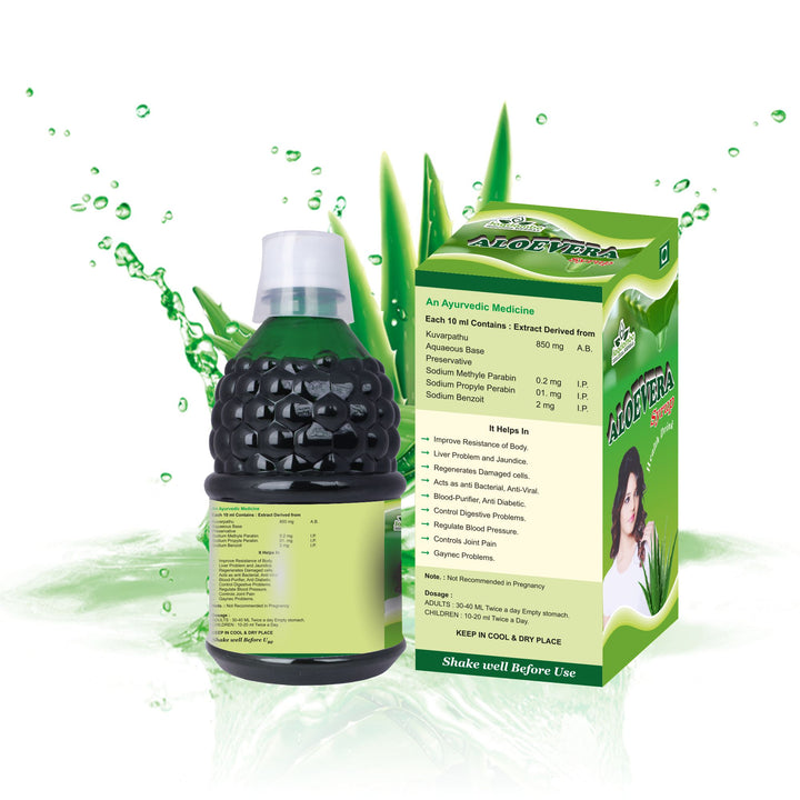 Aloe Vera Syrup  | Wellness for Skin, Hair & Digestion
