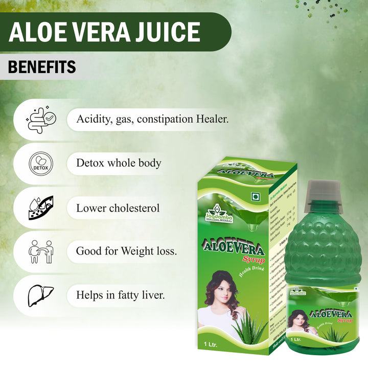 Aloe Vera Syrup  | Wellness for Skin, Hair & Digestion