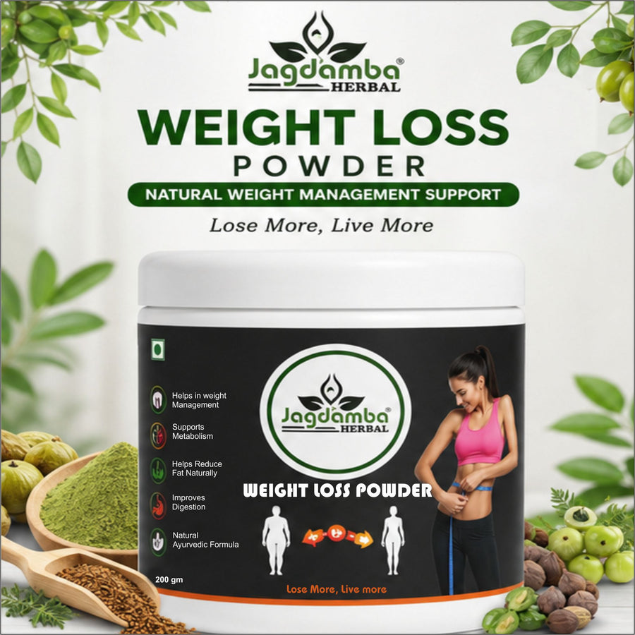 Fit and Fine Herbal Powder by Jagdamba Herbal for Healthy Weight Management and Digestive Support