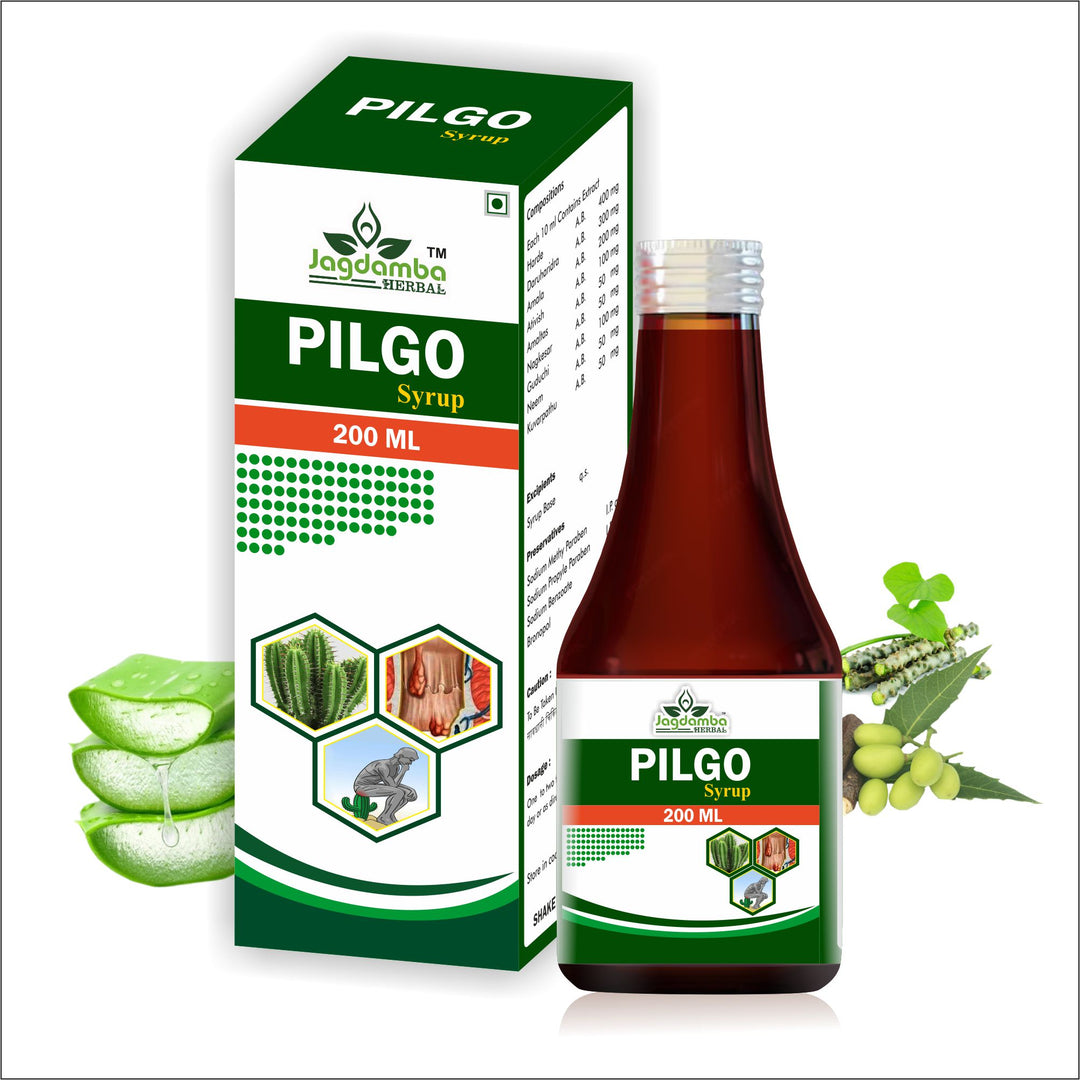 Pilgo Syrup herbal wellness syrup by Jagdamba Herbal