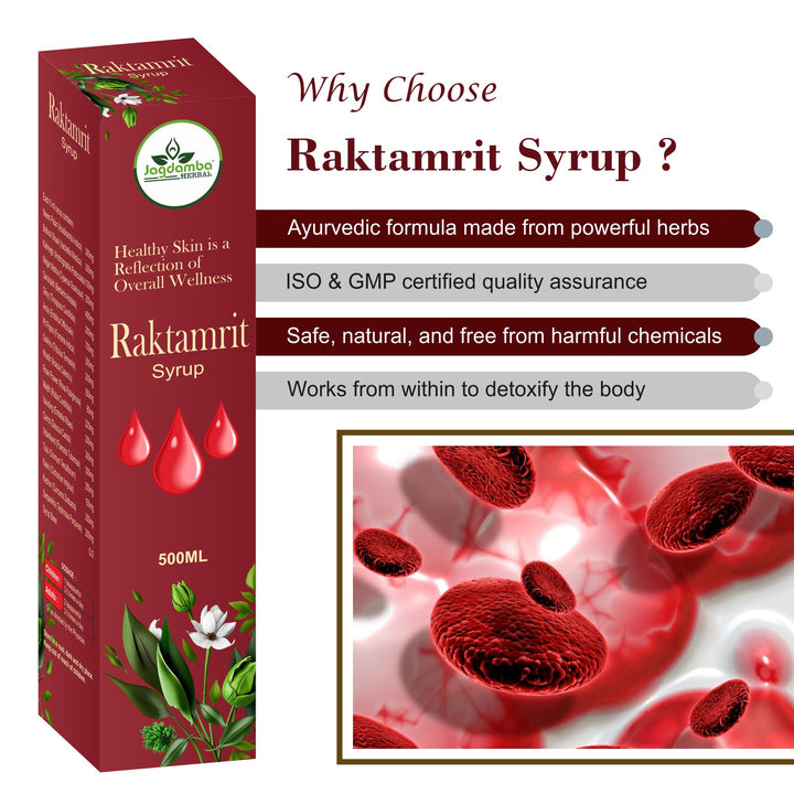Daily Wellness with Jagdamba Herbal Raktamrit Syrup