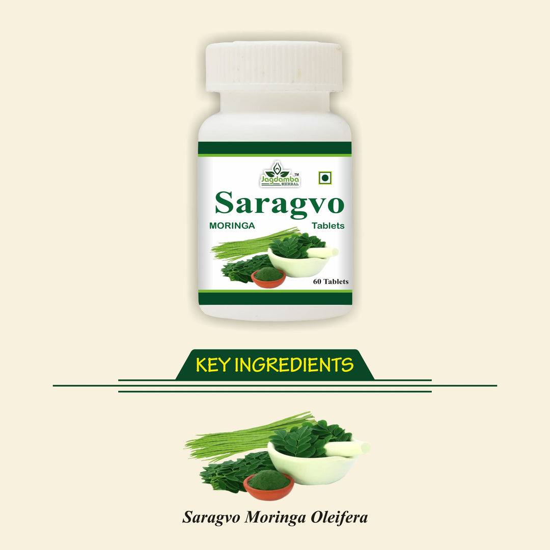 Moringa Tablets Ingredients | Pure Moringa Oleifera Leaf Extract Rich in Vitamins, Minerals, Antioxidants and Essential Nutrients