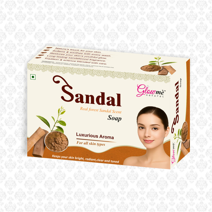 Jagdamba Herbal Sandal Soap | Natural Sandalwood Bath Soap