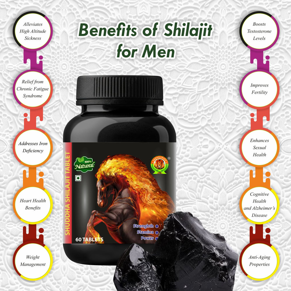 Ayurvedic Shilajit Tablet for Daily Wellness and Vitality Support