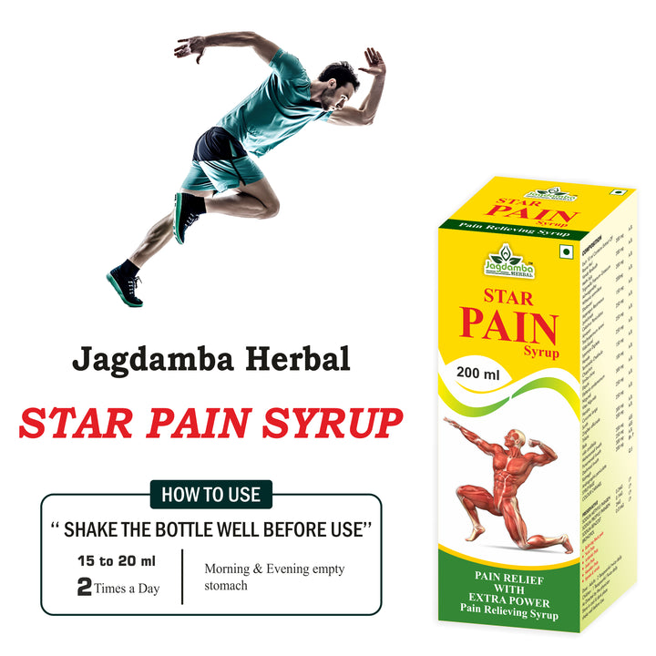 How to use Star Pain Syrup by taking the recommended dosage daily for effective joint pain and muscle pain relief.