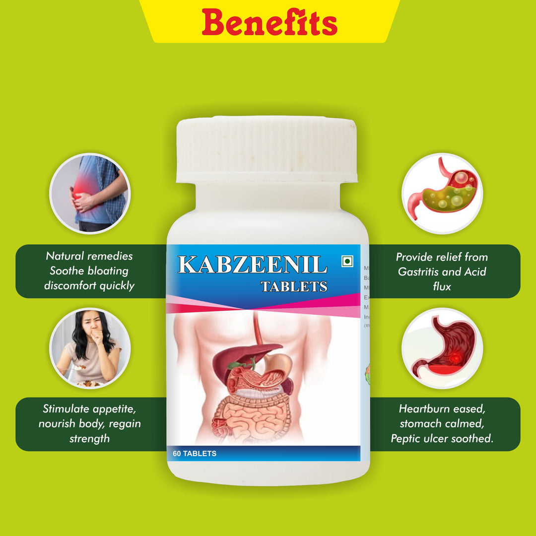 Ayurvedic Kabznill Tablet for Digestive Wellness Support