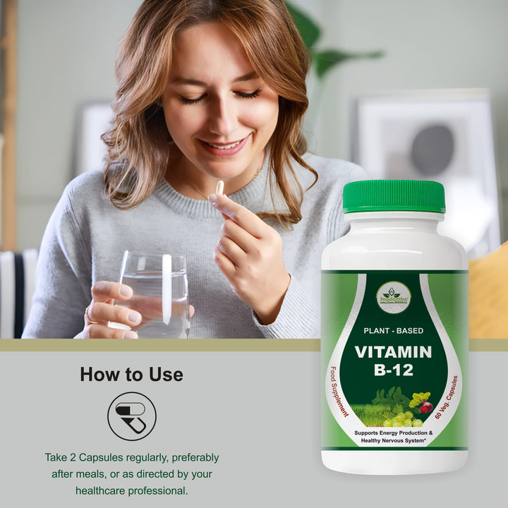 How to Use Jagdamba Herbal Vitamin B12 Tablets