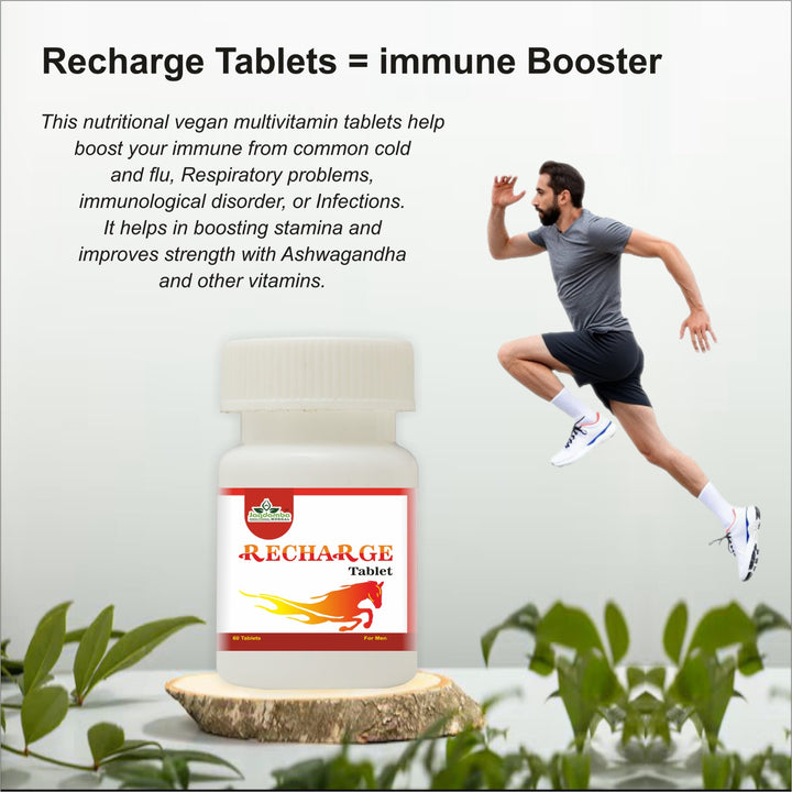Recharge Tablets | Ayurvedic Boost for Energy, Vitality, and Sexual Health