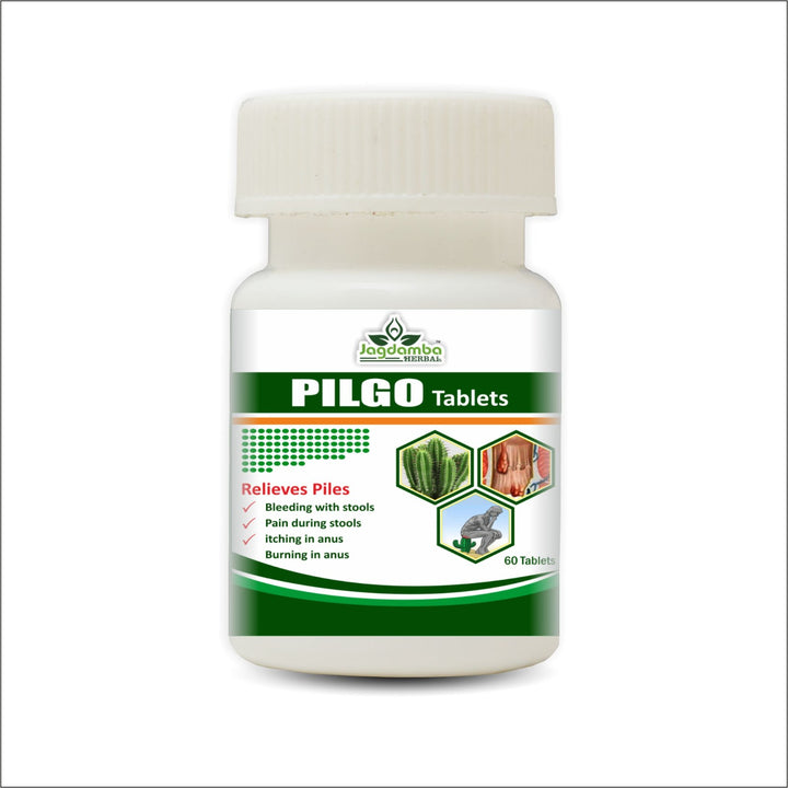Pilgo Tablet herbal piles support tablets by Jagdamba Herbal